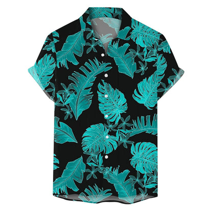 Retro Floral Loose Top for Men - Trendy Casual Wear in Multiple Sizes - Buy Center