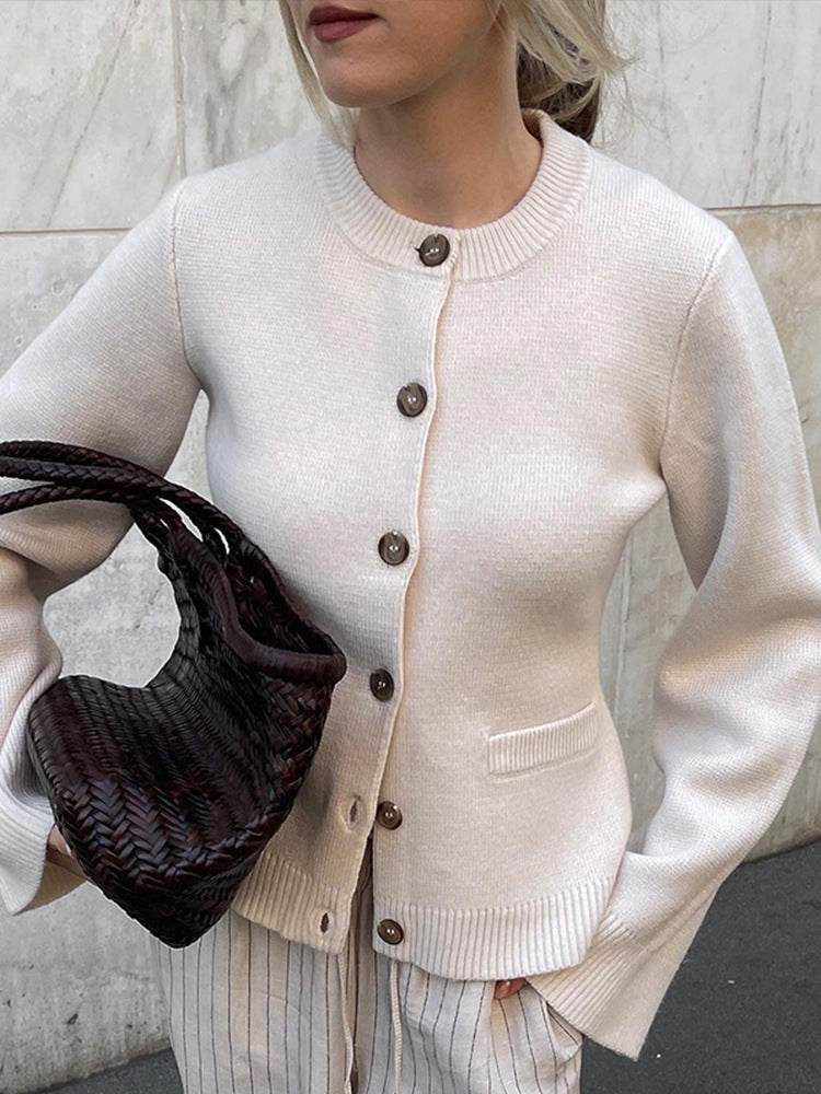 Women's Slim Fit Cropped Cardigan Coat - Stylish & Versatile Fashion 2025 - Buy Center