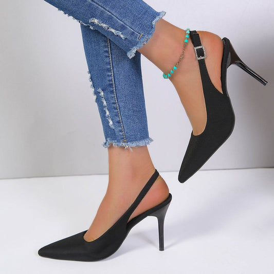 Buycenter Trendy Closed Toe High Heel Sandals - Stylish Women’s Footwear - Buy Center