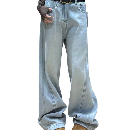 Drooping Slimming Wide Leg Pants - Stylish High Waist Loose Fit 2025 - Buy Center
