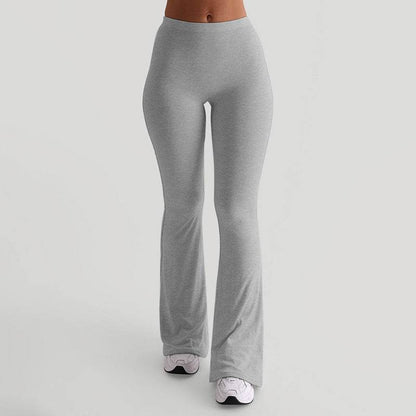 Stylish Women's Boot-Cut Trousers - High Waist, Versatile Fit for Any Occasion - Buy Center