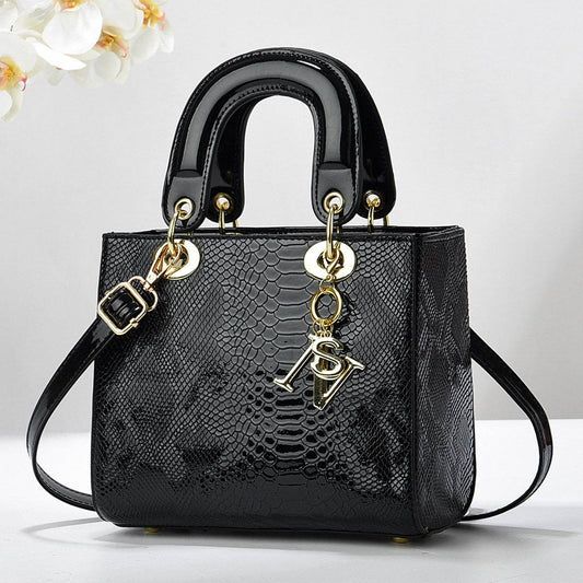 Buycenter Women's Shoulder Messenger Bag - Snakeskin & Nail Pattern Styles - Buy Center