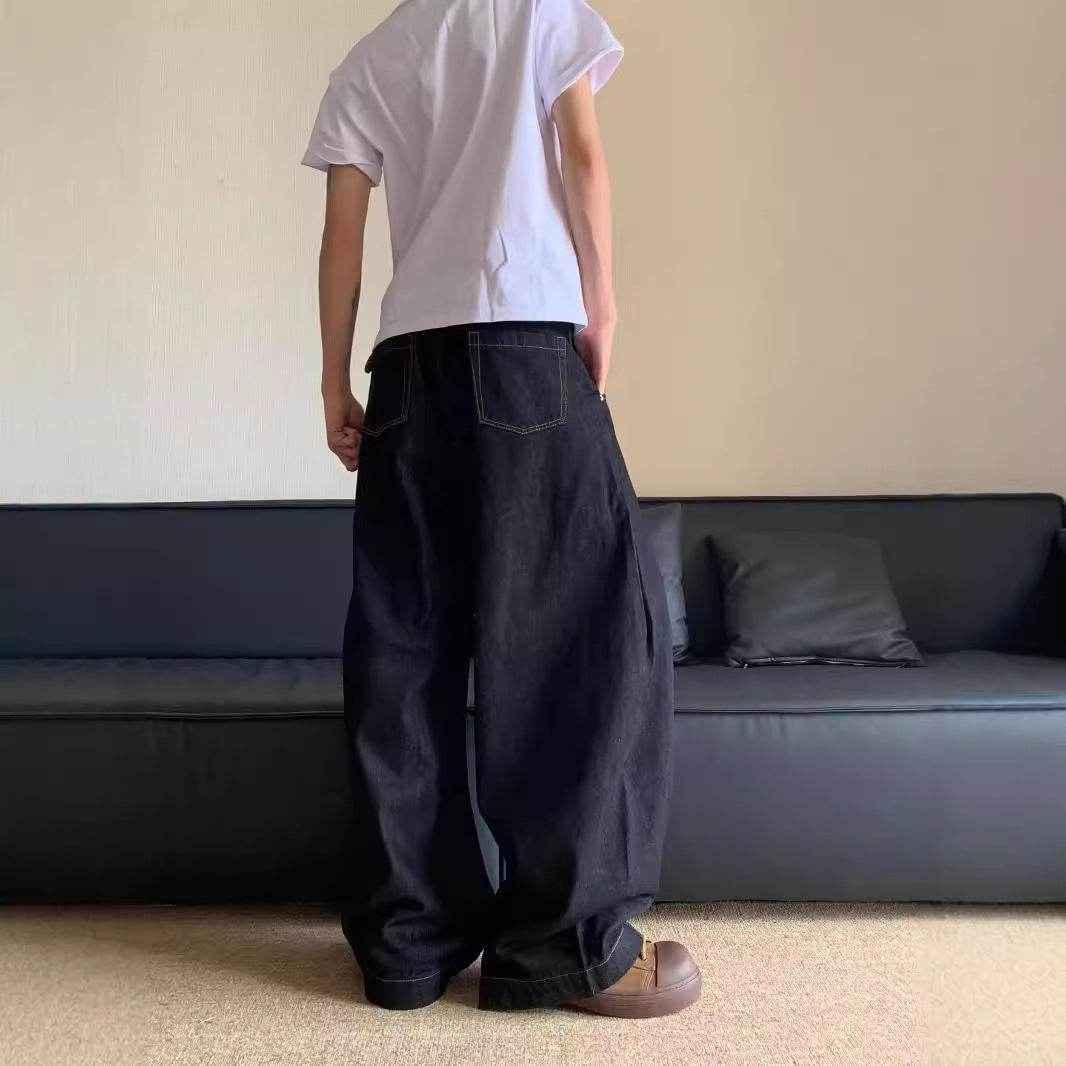 Buycenter Fashion Wide Leg Jeans - Comfortable Mid Waist for All Sizes