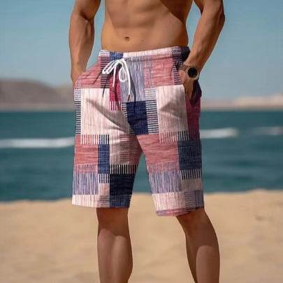 New Summer Hawaiian Printed Men's Shorts - Breathable & Micro Elastic Comfort - Buy Center