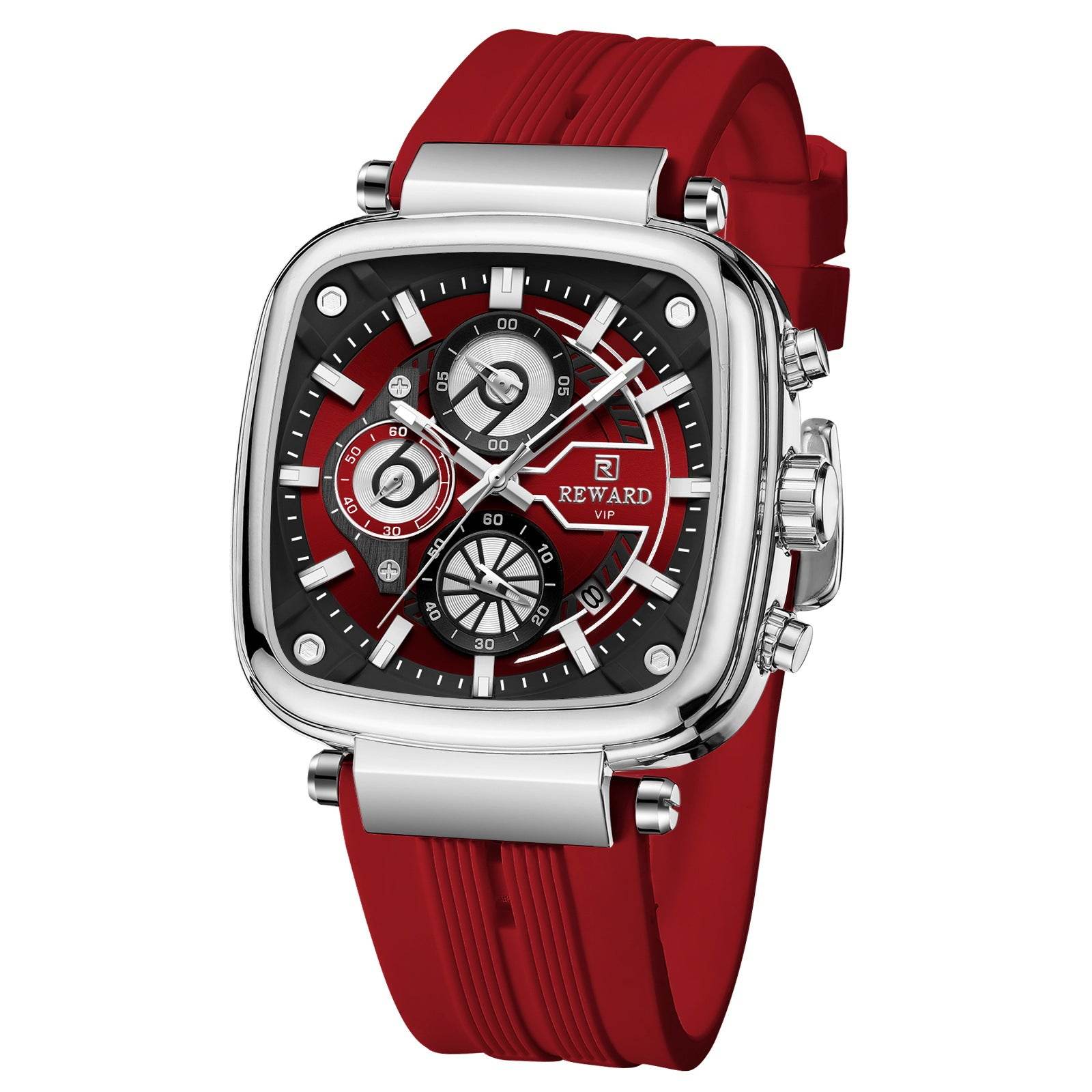 Buy Center Multi-Function Men's Sports Quartz Watch - Silicone Strap - Buy Center