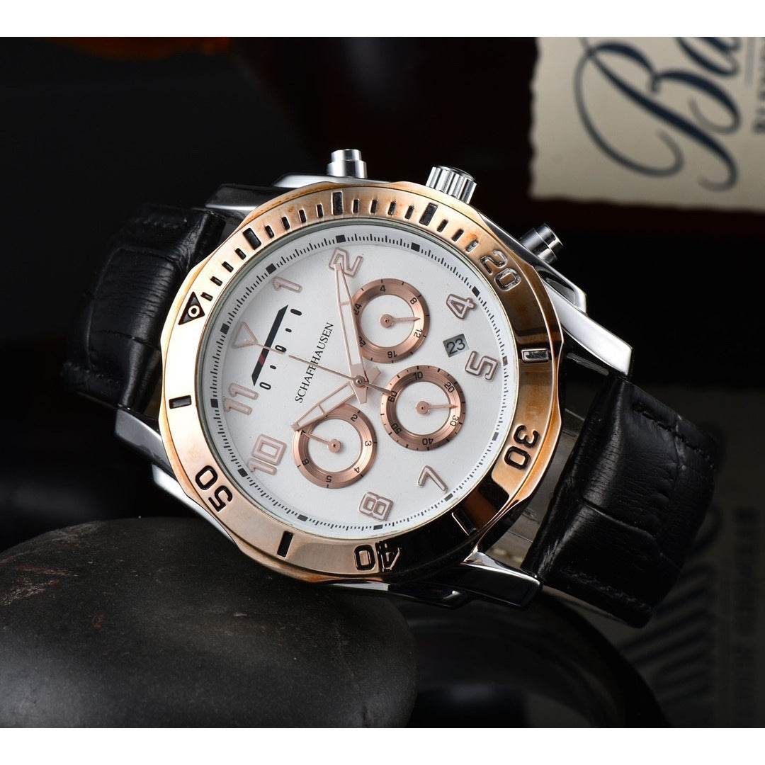 Buycenter Six-Pin Quartz Men's Business Watch - Stylish Full-Function Design - Buy Center