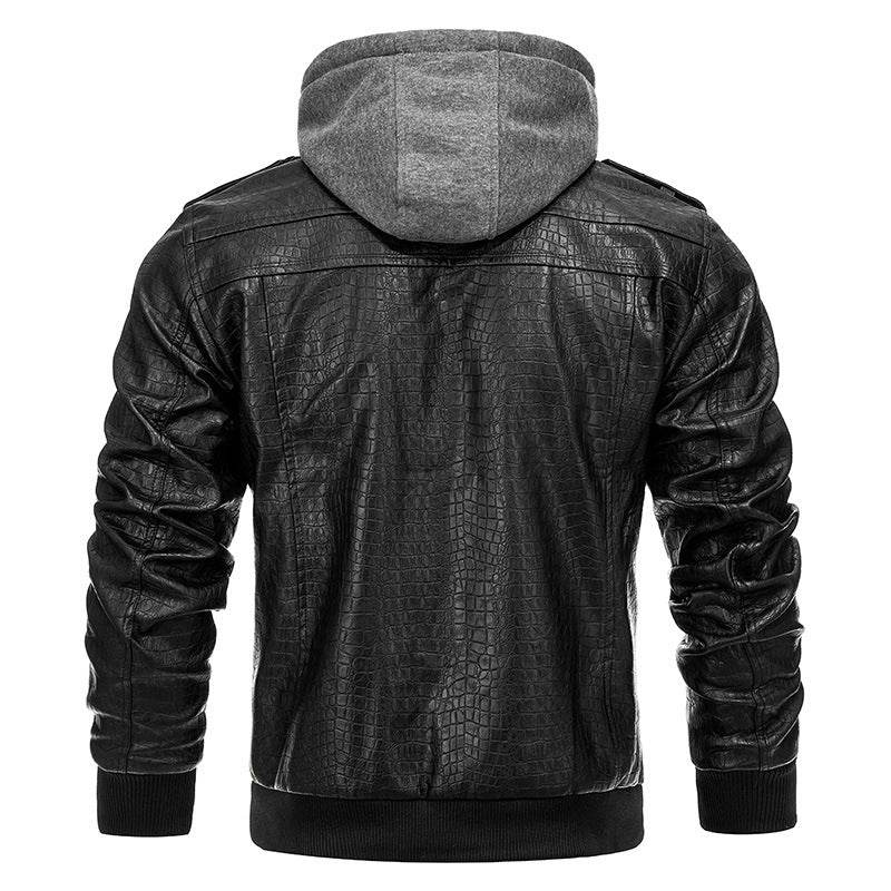Men's PU Leather Coat - Stylish Retro Fashion Jacket for Winter 2025 - Buy Center