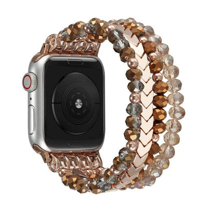 Fashion Crystal Beaded Watch Strap - Stylish & Durable for 38-49mm Watches - Buy Center