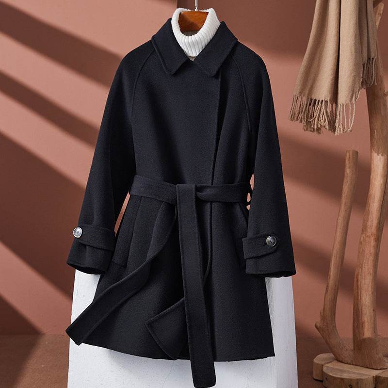 Buycenter Reversible Cashmere Coat for Women - Chic Loose Fit & Stylish - Buy Center