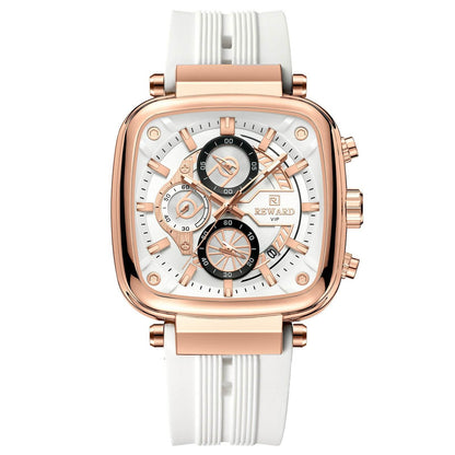 Buy Center Multi-Function Men's Sports Quartz Watch - Silicone Strap - Buy Center