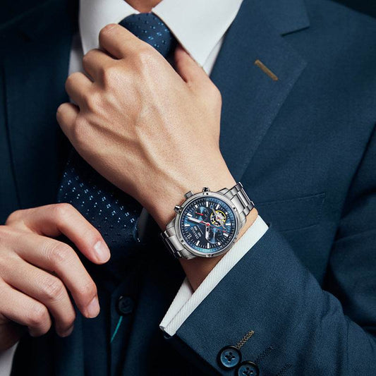 Men's Multi-Functional Hollowed Fashion Watch - Stylish & Versatile Design - Buy Center