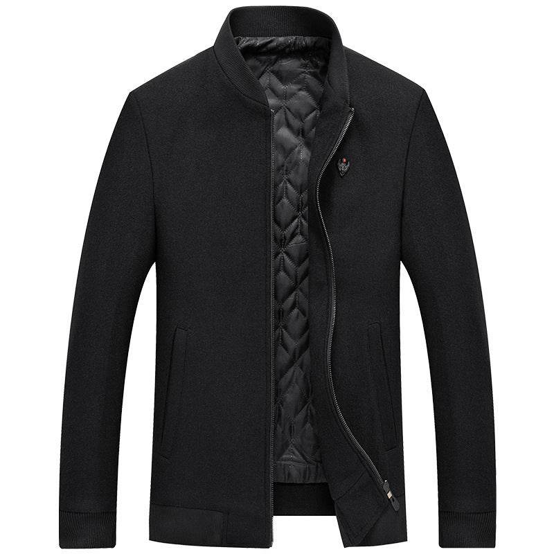 Woolen Top Cotton Baseball Uniform - Warm Stylish Parkas for Chilly Days - Buy Center