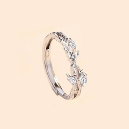 Buycenter S999 Sterling Silver Couple Rings - Adjustable Luxurious Design - Buy Center
