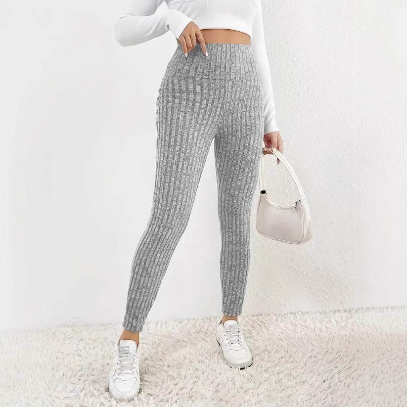 Women's High Waist Cold-Proof Leggings - Stylish Fit for Every Season - Buy Center