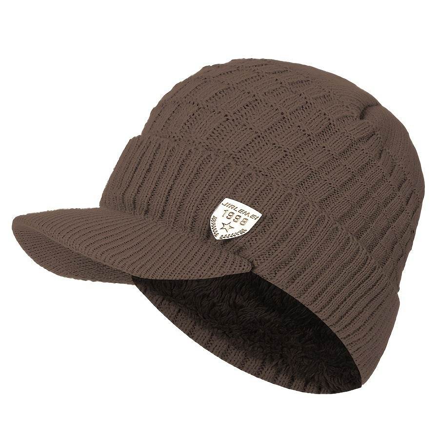 Warm Gradient Color Pullover Hat - Fleece Lined Winter Fedora 2025 - Buy Center