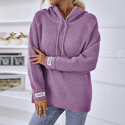 Women's Pullover Knitted Sweater - Cozy Chenille in Vibrant Colors - Buy Center