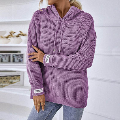 Women's Pullover Knitted Sweater - Cozy Chenille in Vibrant Colors - Buy Center
