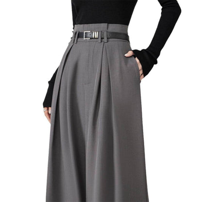 Women's High Waist Wide Leg Pants - Stylish Bud-Shaped Design for 2025 - Buy Center