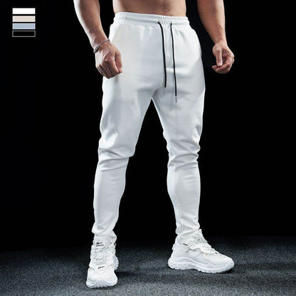Men's Casual Running Trousers - Elastic Mid Waist Sports Pants 2025 - Buy Center