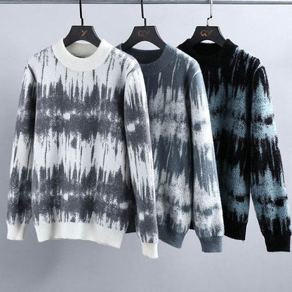 Fall Loose Knit Sweater for Teen Boys - Trendy Korean Fashion Style - Buy Center