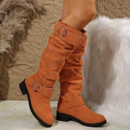 New Fashion Retro Boots for Kids - Stylish Round Head Design, Casual Look - Buy Center