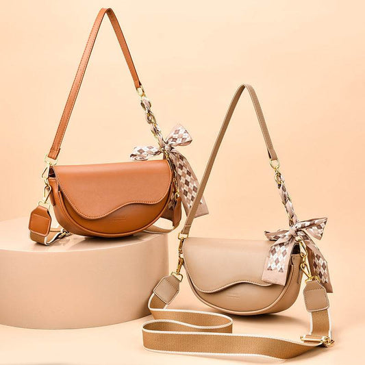 Light Luxury Women's Crossbody Bag - Stylish Saddle Bag for Everyday Use - Buy Center