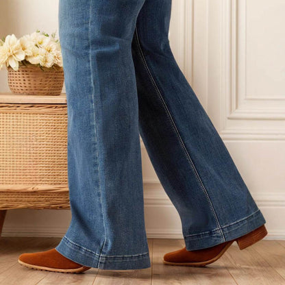 Women's American-Style Skinny Jeans - Slimming Navy Casual Pants 2025 - Buy Center