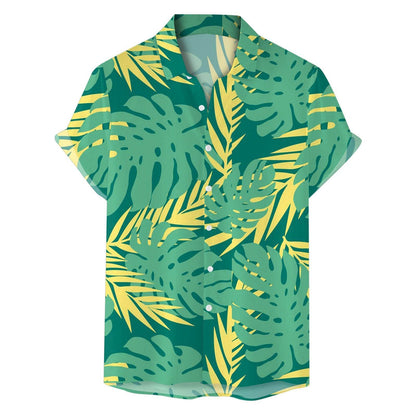 Retro Floral Loose Top for Men - Trendy Casual Wear in Multiple Sizes - Buy Center