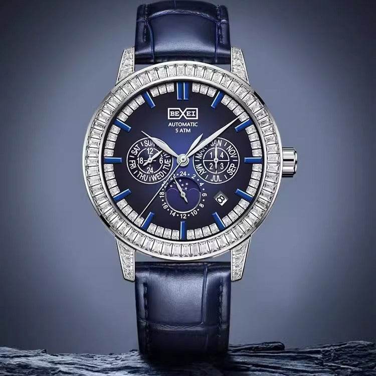 Buycenter Mechanical Cool Men's Watch - Casual Style, Gift Box Included - Buy Center