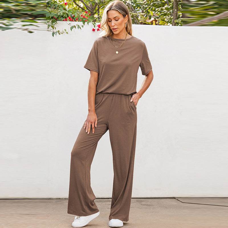 Spring Multi-Pocket Casual Suit for Women - Stylish Solid Color Design - Buy Center