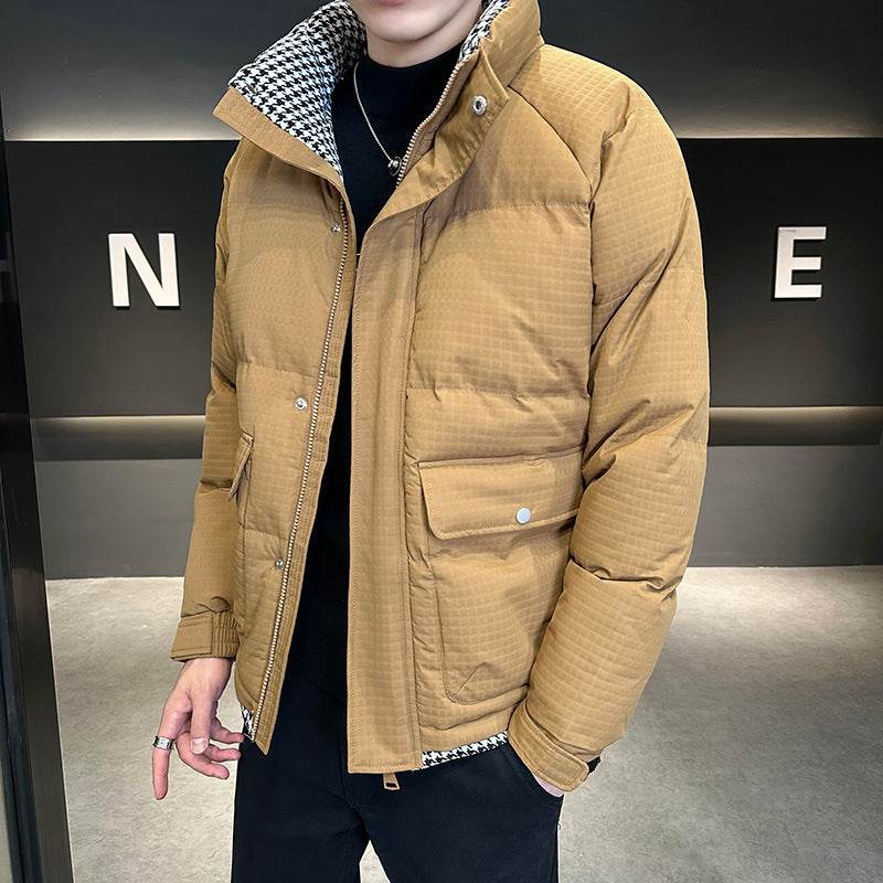 Thickened Cotton Jacket - Stylish Stand Collar Coat for All Seasons - Buy Center