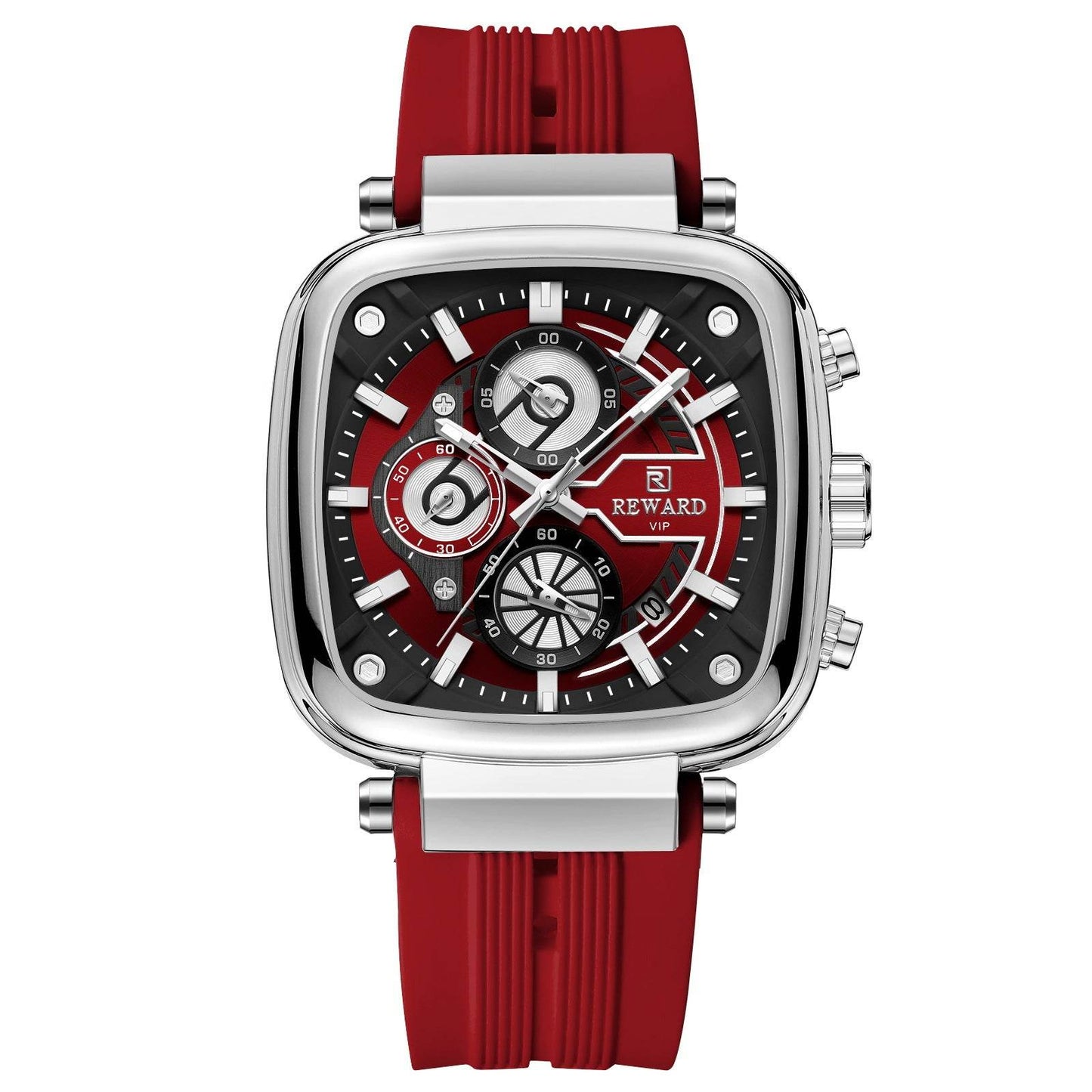 Buy Center Multi-Function Men's Sports Quartz Watch - Silicone Strap - Buy Center