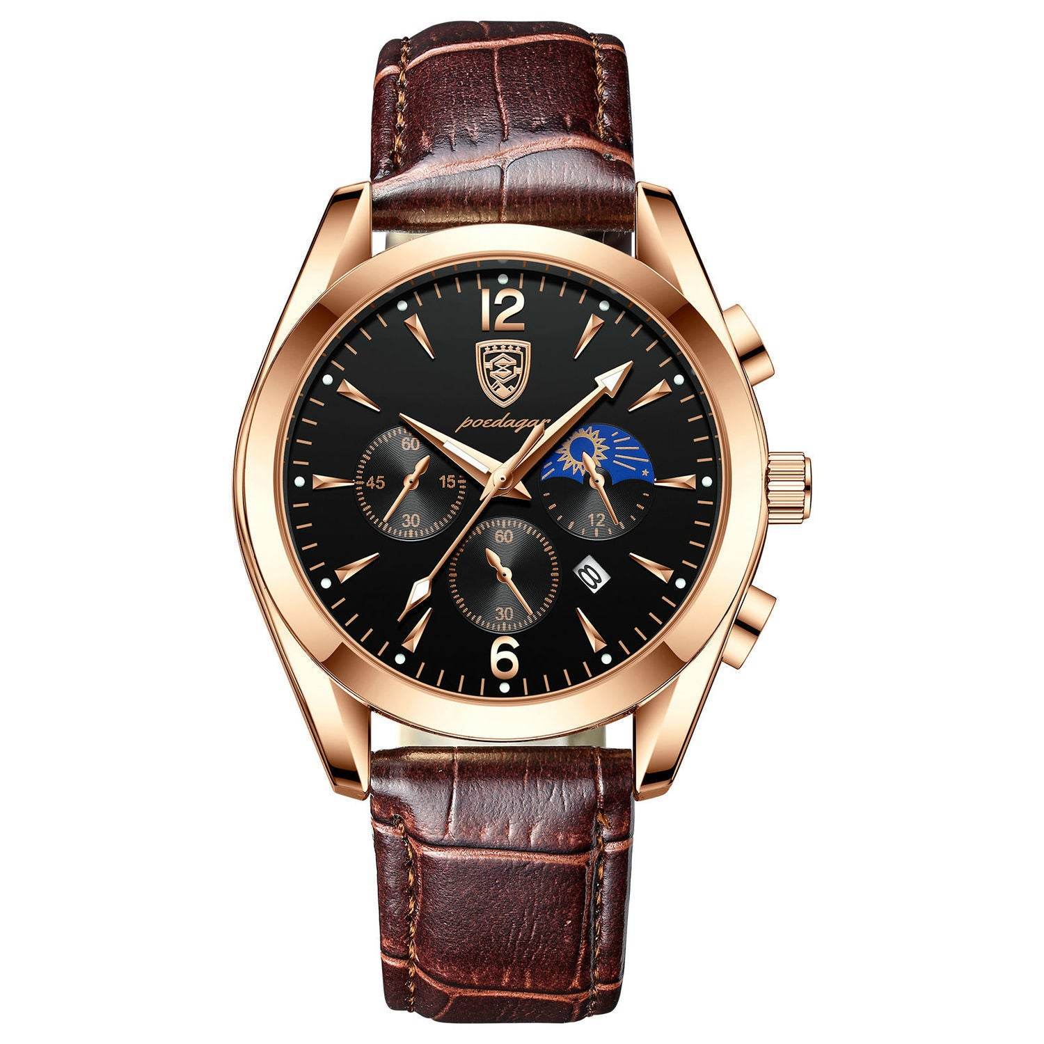 Waterproof Luminous Men's Watch - Stylish Quartz with Durable Design - Buy Center