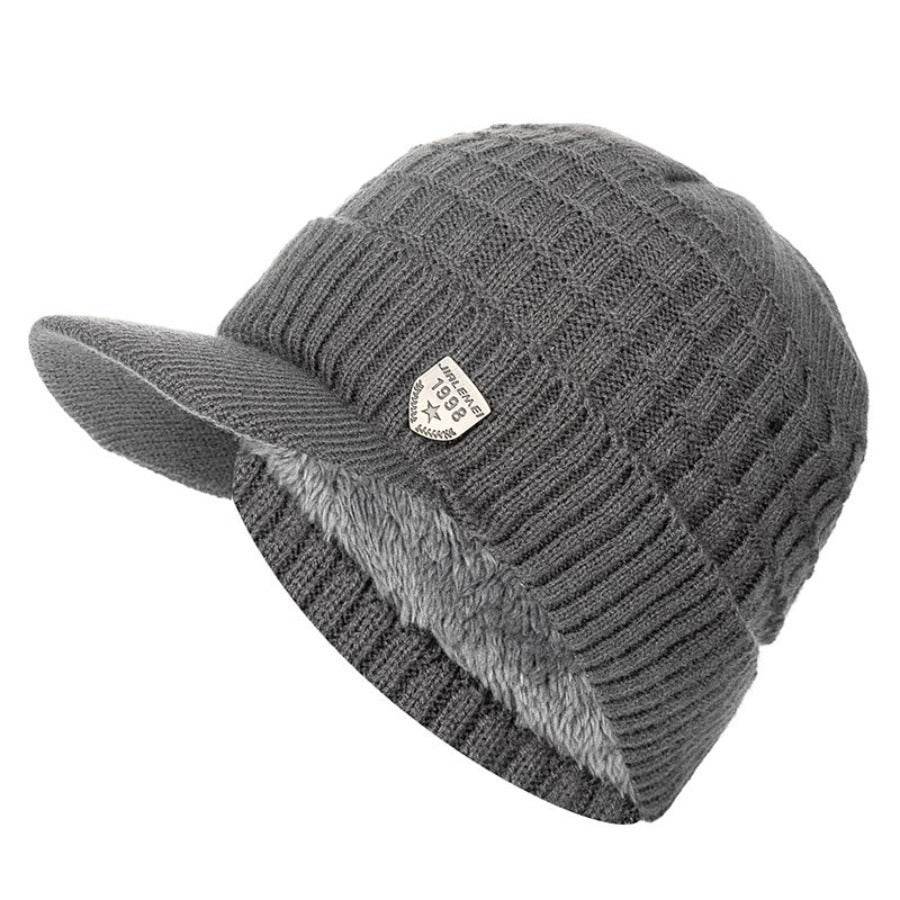Warm Gradient Color Pullover Hat - Fleece Lined Winter Fedora 2025 - Buy Center
