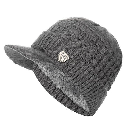 Warm Gradient Color Pullover Hat - Fleece Lined Winter Fedora 2025 - Buy Center