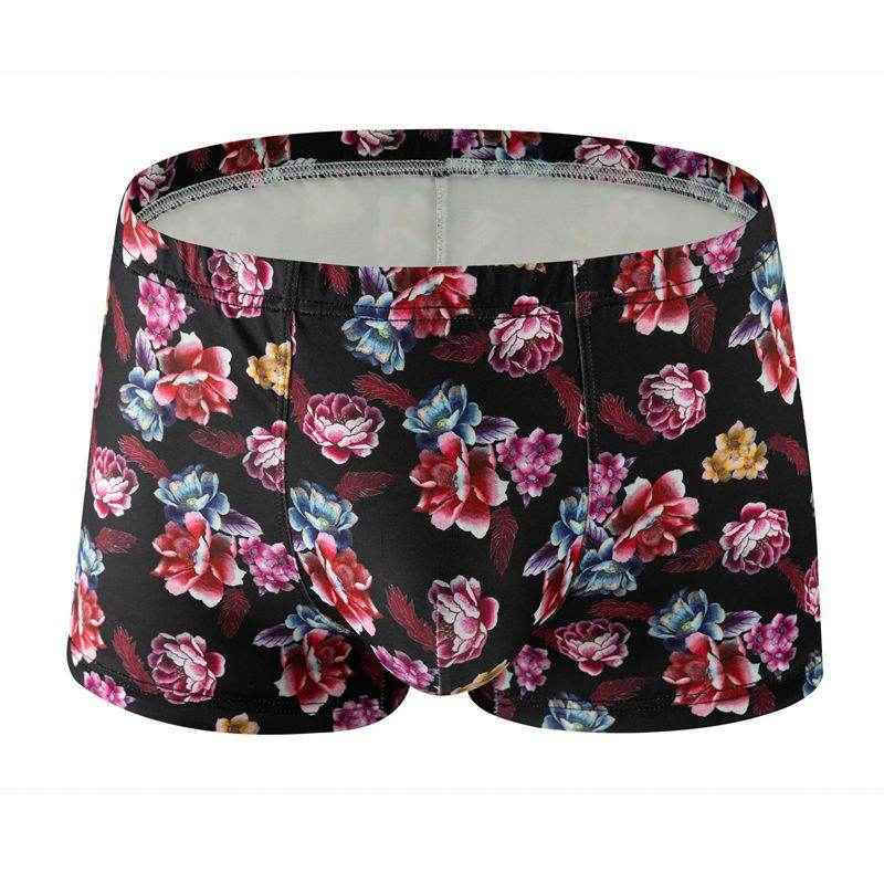 Multi-Color Rose Boxers - Premium Milk Silk, Comfortable & Breathable