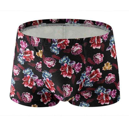 Multi-Color Rose Boxers - Premium Milk Silk, Comfortable & Breathable