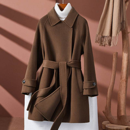 Buycenter Reversible Cashmere Coat for Women - Chic Loose Fit & Stylish - Buy Center