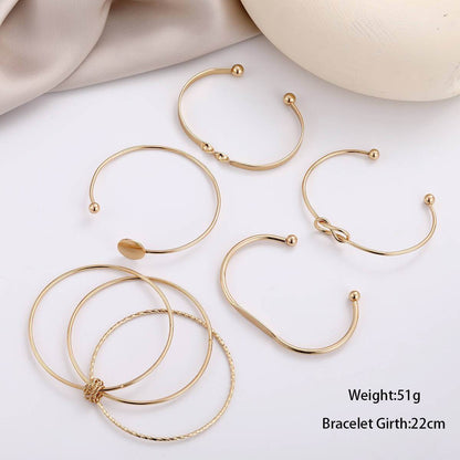 Buy Center Creative Hip Hop Bracelets - Twisted Alloy for Ladies - Buy Center