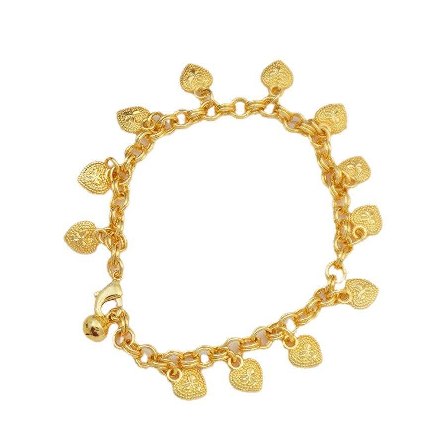 Buy Center Elegant Heart-Shaped Bracelet Set - 12 Stylish Women's Accessories - Buy Center