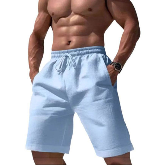 Season Loose Linen Cotton Shorts - Stylish Casual Summer Fit for Men - Buy Center