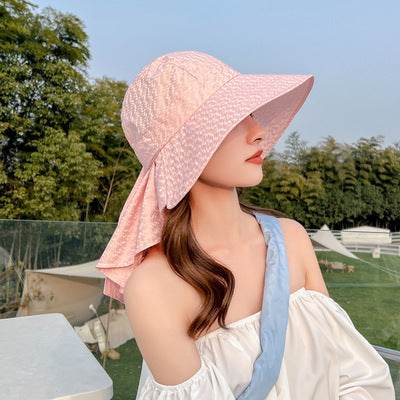 Ice Feeling Wide Brim Sun Protection Hat - Stylish UV Protection & Comfort - Buy Center