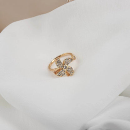 Buy Center Fully Jeweled Loving Heart Ring - Unique Temperamental Style - Buy Center