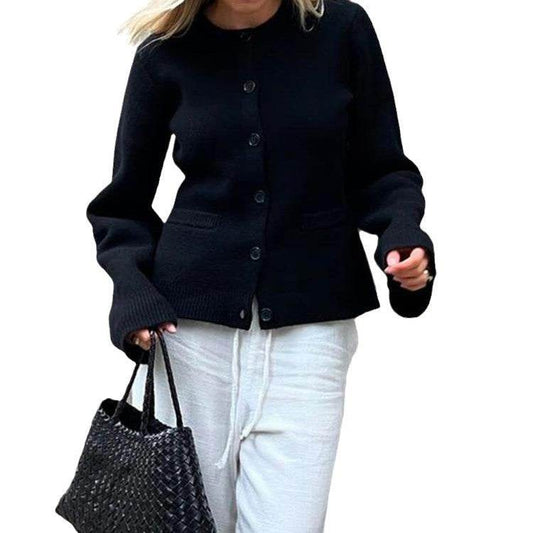 Women's Slim Fit Cropped Cardigan Coat - Stylish & Versatile Fashion 2025 - Buy Center