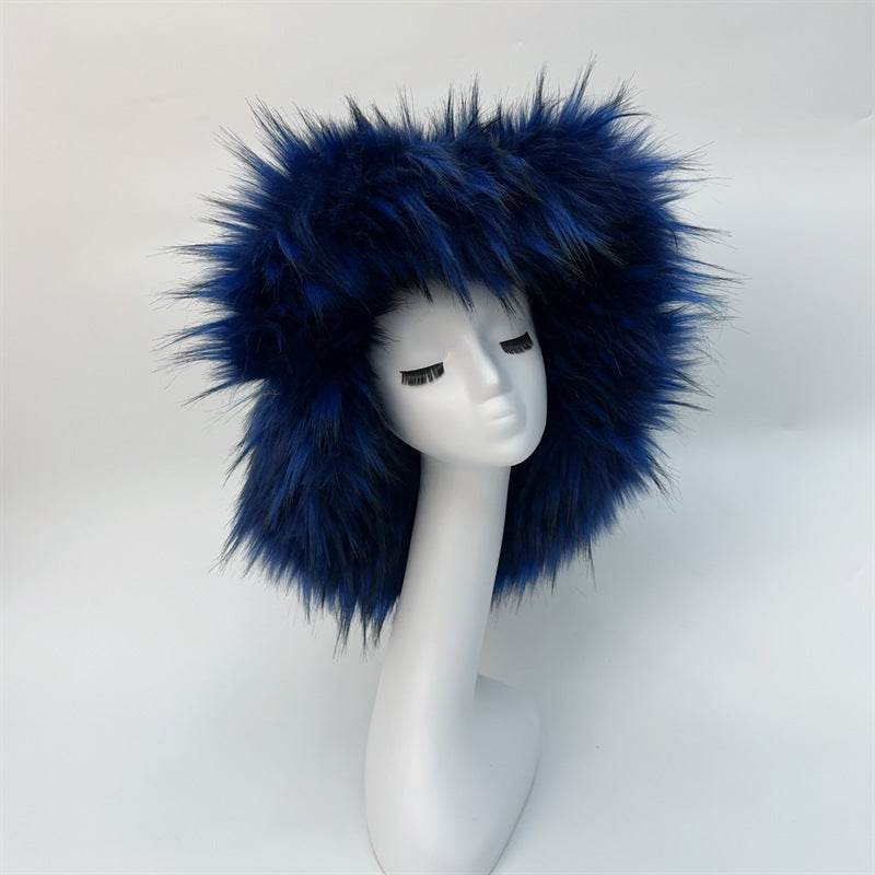 Fashionable Raccoon Fur Hat - Stylish Winter Accessory for Women 2025 - Buy Center