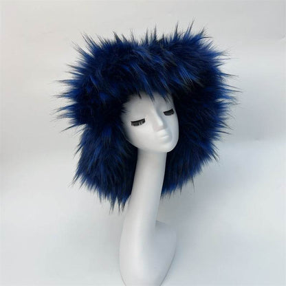 Fashionable Raccoon Fur Hat - Stylish Winter Accessory for Women 2025 - Buy Center