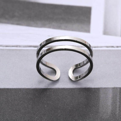 Buy Center Fully Jeweled Loving Heart Ring - Unique Temperamental Style - Buy Center
