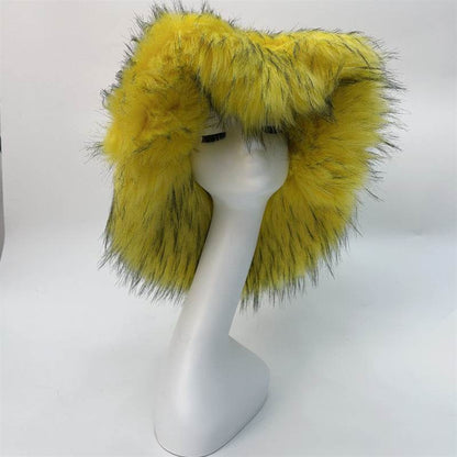 Fashionable Raccoon Fur Hat - Stylish Winter Accessory for Women 2025 - Buy Center