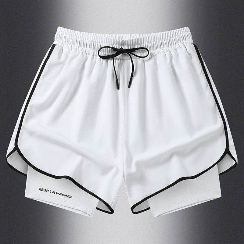 Buycenter Men's Quick-Drying Training Shorts - Liner, High Waist Options - Buy Center