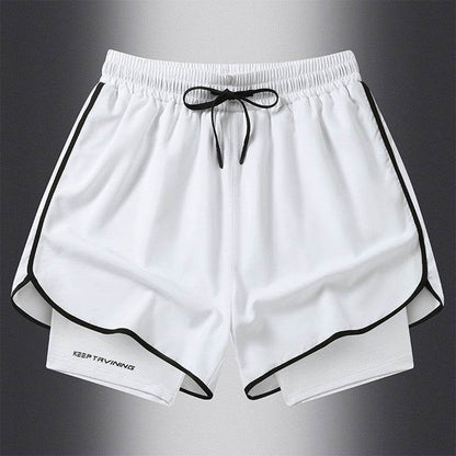 Buycenter Men's Quick-Drying Training Shorts - Liner, High Waist Options - Buy Center